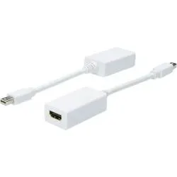 Digitus -  Mini DisplayPort - HDMI Adapter / Konverter, Weiss, One Size