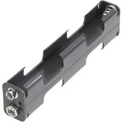 Goobay 10881 Batteriehalter 4x Mignon (AA) Druckknopfanschluss (L x B x H) 110 x 26 x 16 mm