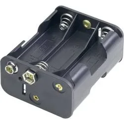 Goobay 11467 Batteriehalter 6x Mignon (AA) Druckknopfanschluss (L x B x H) 58 x 28 x 47 mm