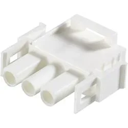 TE Connectivity Stiftgehäuse-Kabel Universal-MATE-N-LOK Polzahl Gesamt 12 Rastermaß: 6.35 mm 350735-4 1 St.