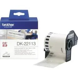 PTOUCH Endlos-Etiketten 62mmx15.24m DK-22113 QL-500/550 Film klar Rolle
