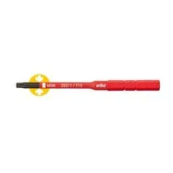 Wiha SlimBit electric VDE Innen-TORX Wechselklinge T 20 75 mm Passend für (Serie Schraubendreher) Wiha Torque