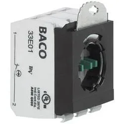 BACO 333E21 Kontaktelement mit Befestigungsadapter 1 Öffner, 2 Schließer tastend 600 V 1 St.