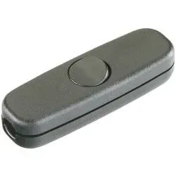 interBär 5055-004.01 Schnurschalter Schwarz 1 x Aus/Ein 3 A 1 St.