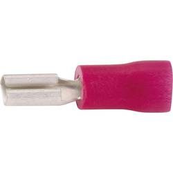 Vogt Verbindungstechnik 390008S-1 Flachsteckhülse Steckbreite: 2.8 mm Steckdicke: 0.8 mm 180 ° Teilisoliert Rot 1 St.
