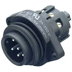 binder 09-4219-00-07 Rundstecker Stecker, Einbau Gesamtpolzahl: 6 + PE Serie (Rundsteckverbinder): 693 1 St.