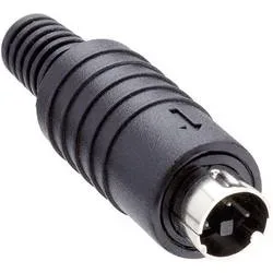 Lumberg MP-371/S8 DIN-Rundsteckverbinder Stecker, gerade Polzahl: 8 Schwarz 1 St.