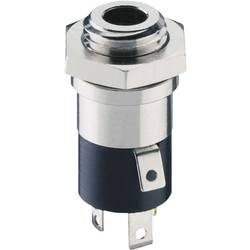 Lumberg 1502 02 Klinken-Steckverbinder 3.5 mm Buchse, Einbau vertikal Polzahl: 4 Stereo Silber 1 St.