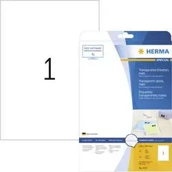HERMA Folienetiketten 210x297mm 4375 transparent 25 St./25 Blatt