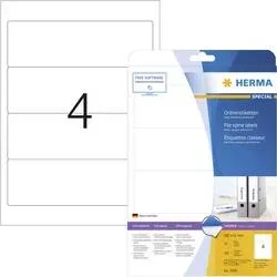 HERMA 5095 Ordneretiketten A4 61 x 192 mm Weiß 100 Stück