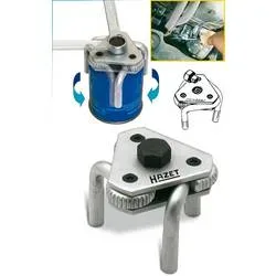 Ölfilter-Schlüssel 2172 ? Vierkant hohl 10 mm (3/8 Zoll) ? 65???115