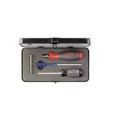 Wiha 2852 S10-01 Werkstatt Drehmoment-Schraubendreher-Set 13teilig 1 - 5 Nm