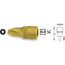 Hazet 8506 8506-PH2 Kreuzschlitz Phillips Steckschlüssel-Bit-Einsatz PH 2 1/4 (6.3 mm)