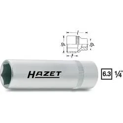 Hazet 850LG 850LG-8 Außen-Sechskant Steckschlüsseleinsatz 8 mm 1/4 SW 8 1/4 (6.3 mm)
