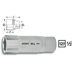 Hazet 900LG 900LG-12 Außen-Sechskant Steckschlüsseleinsatz 12 mm 1/2 (12.5 mm)