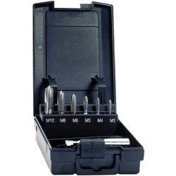 Exact 05937 DIN 3126 Einschnittgewindebohrer 7teilig metrisch M3, M4, M5, M6, M8, M10 Rechtsschneidend DIN 3126 HSS 1