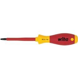 VDE Kreuzschlitz-Schraubendreher Wiha 324 PZ 2 Klingenlänge: 100 mm DIN ISO 8764, DIN EN 60900
