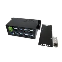 EXSYS -  EX-1113HMS Schnittstellen-Hub USB 3.2 Gen 1 (3.1 Gen 1) Type-B 5000 Mbit/s Schwarz