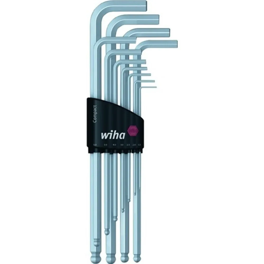 Wiha Innen-Sechskant Winkelschraubendreher-Set 1.5 mm, 2 mm, 2.5 mm, 3 mm, 4 mm, 5 mm, 6 mm, 7 mm, 8 mm, 9 mm, 10 mm