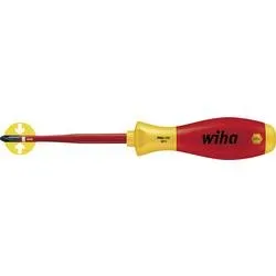 Wiha 3211 slimFix 10136 VDE Kreuzschlitz-Schraubendreher PH 1 Klingenlänge: 80 mm DIN ISO 8764, DIN EN 60900