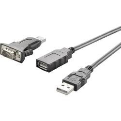 Digitus -  USB2.0 Seriell-Adapter, Schwarz