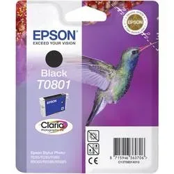 Epson T0801 Original Tintenpatrone C13T08014011 Schwarz