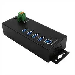 EXSYS - USB-Hub EX-1186HMVS-2, Schwarz