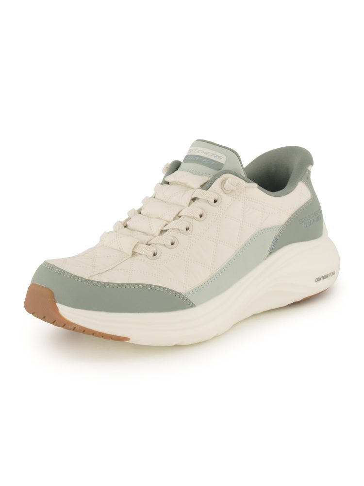 Skechers Slip-ins: Contour Foam Damen Sneaker Grün, Damen, Größe: 37