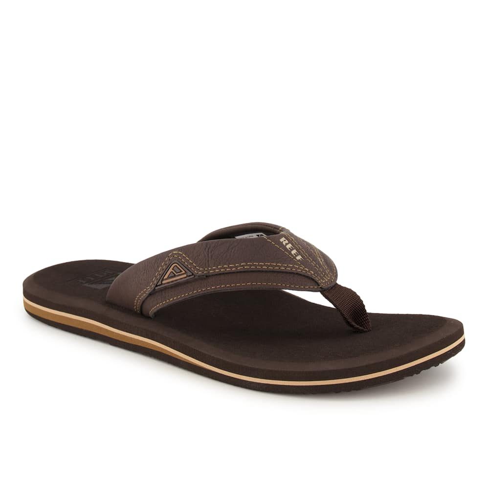 REEF Pantoletten-Zehentrenner, Herren , Braun 45