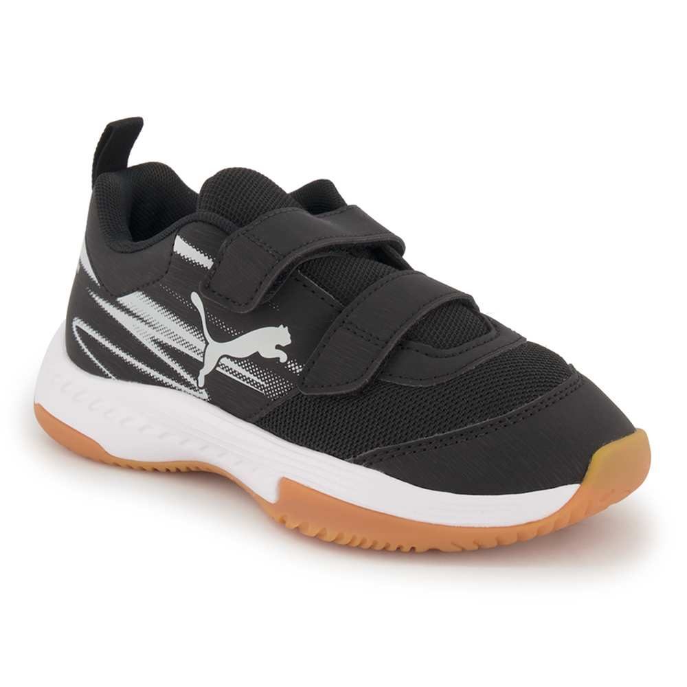 PUMA Hallenschuh, Kinder , Schwarz 29