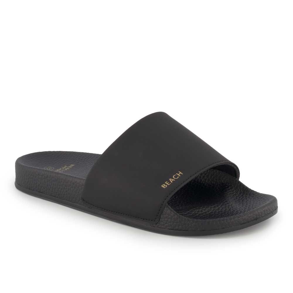 Beach Mountain Slide, Herren , Schwarz 41