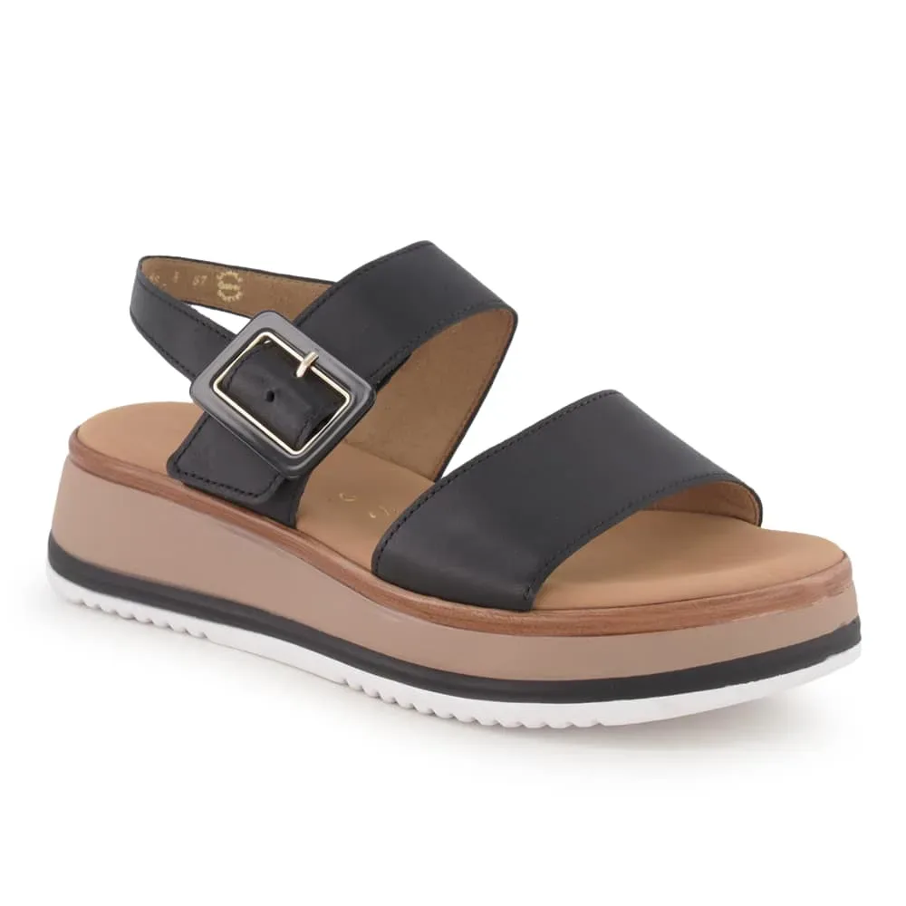 Gabor Sandalette, Damen , Schwarz 2.5