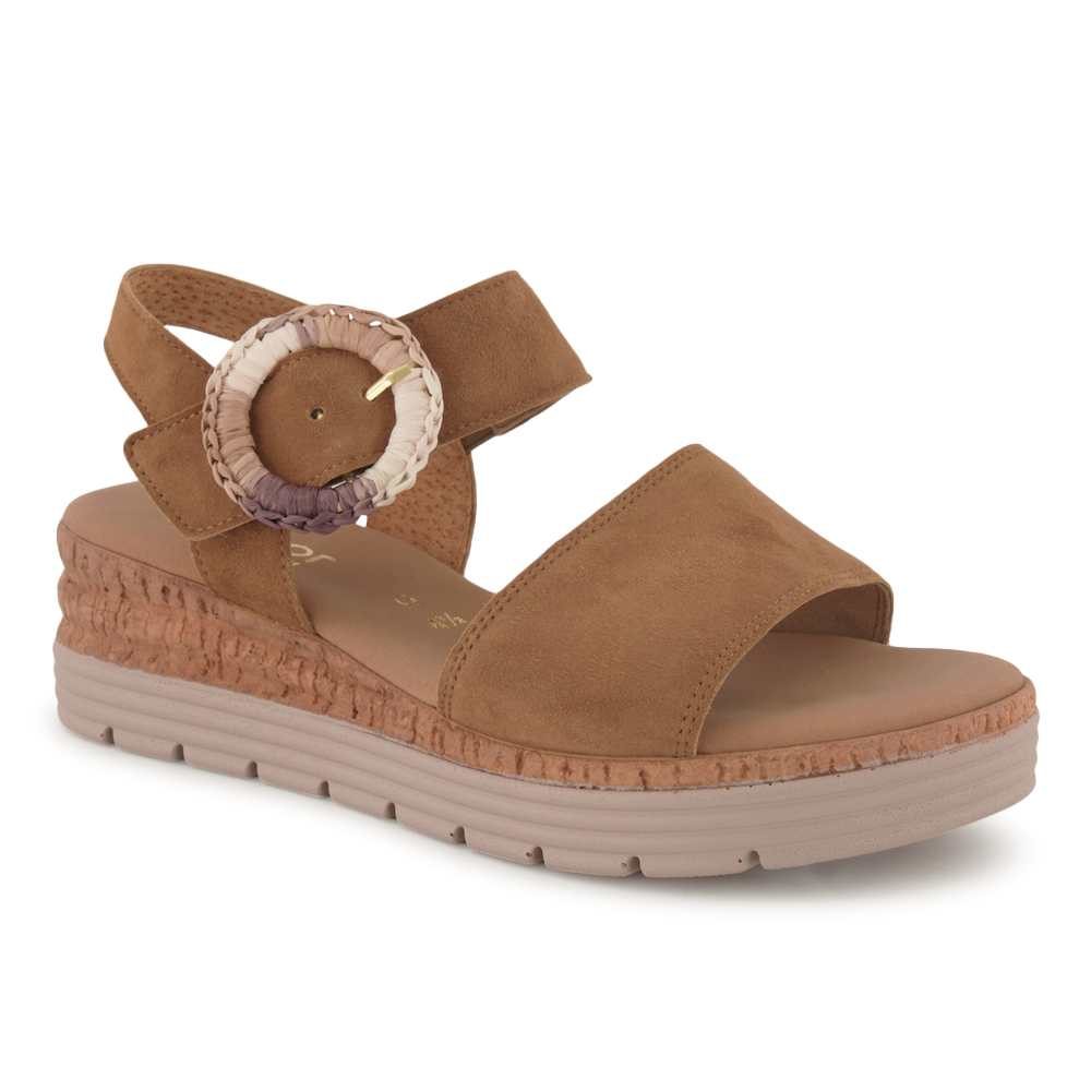 Gabor Sandalette, Damen , Braun 7.5