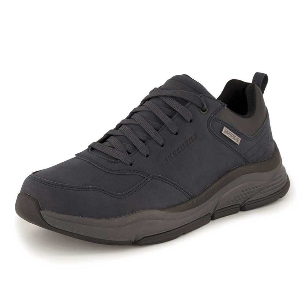 Skechers Benago - Hombre Herren Sneaker Blau, Herren, Größe: 42