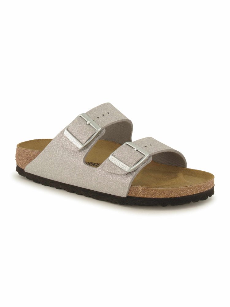 Birkenstock Pantolette, Damen , Silber 36