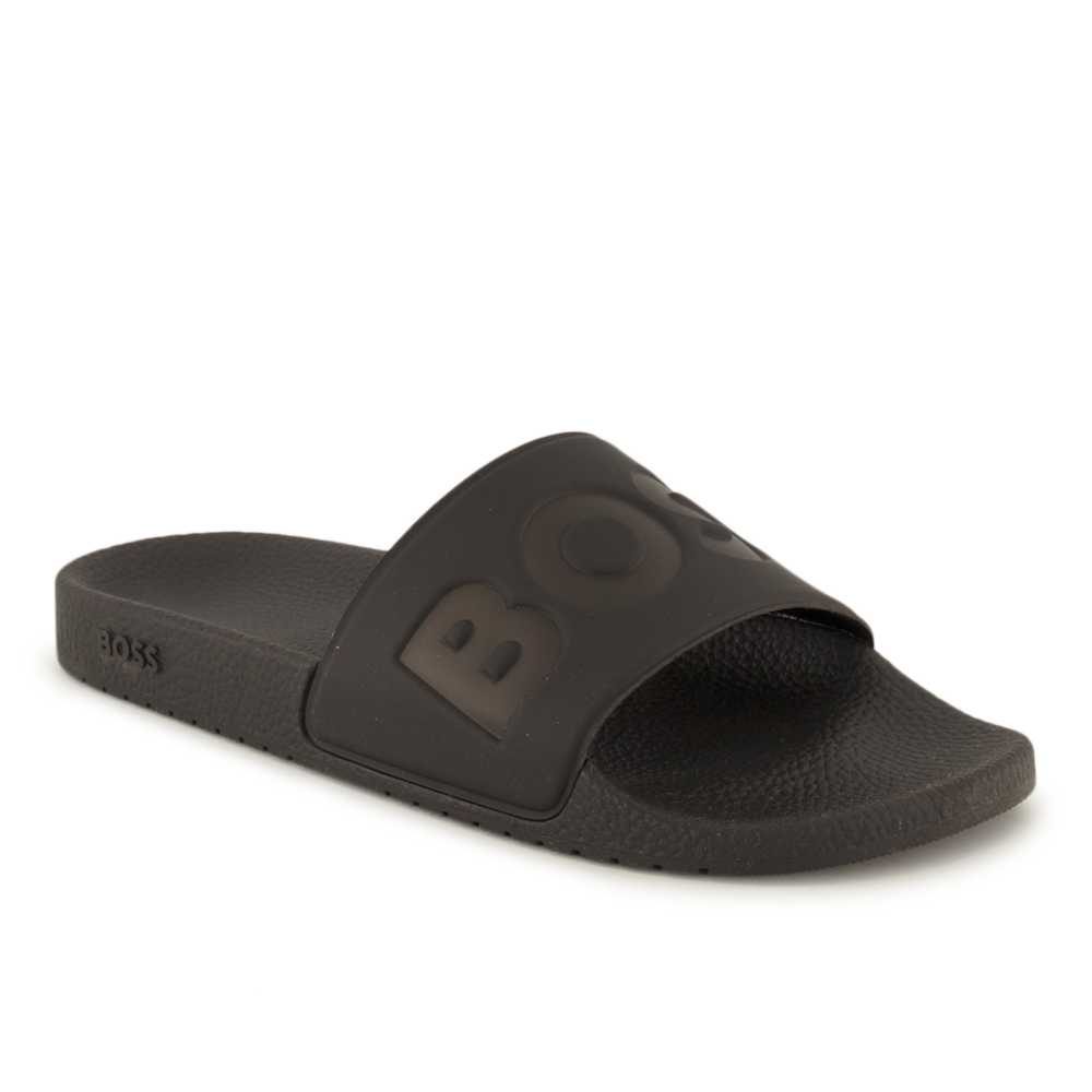 BOSS Slide, Herren , Schwarz 43