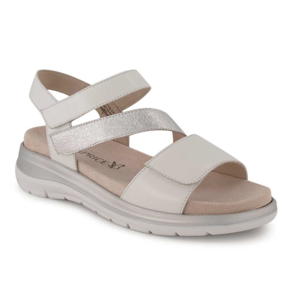 Caprice Sandale, Damen , Silber 39