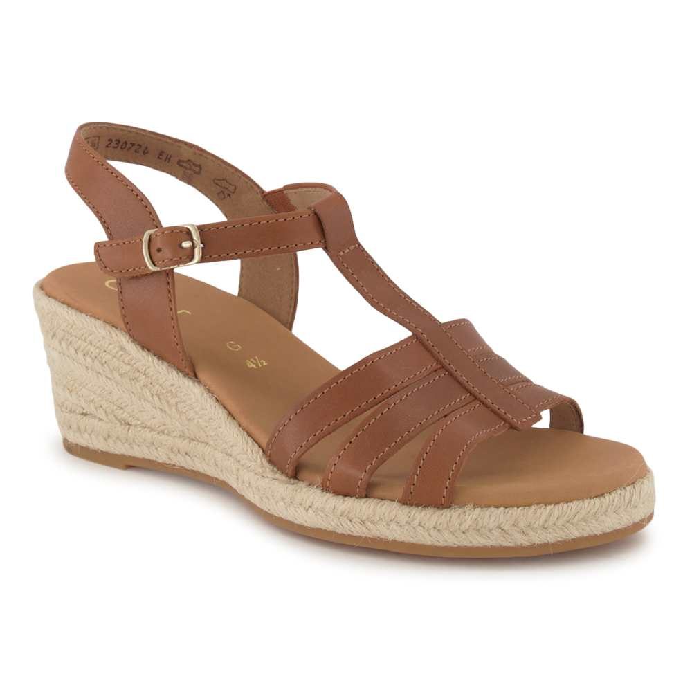 Gabor Sandalette, Damen , Cognac 3.5