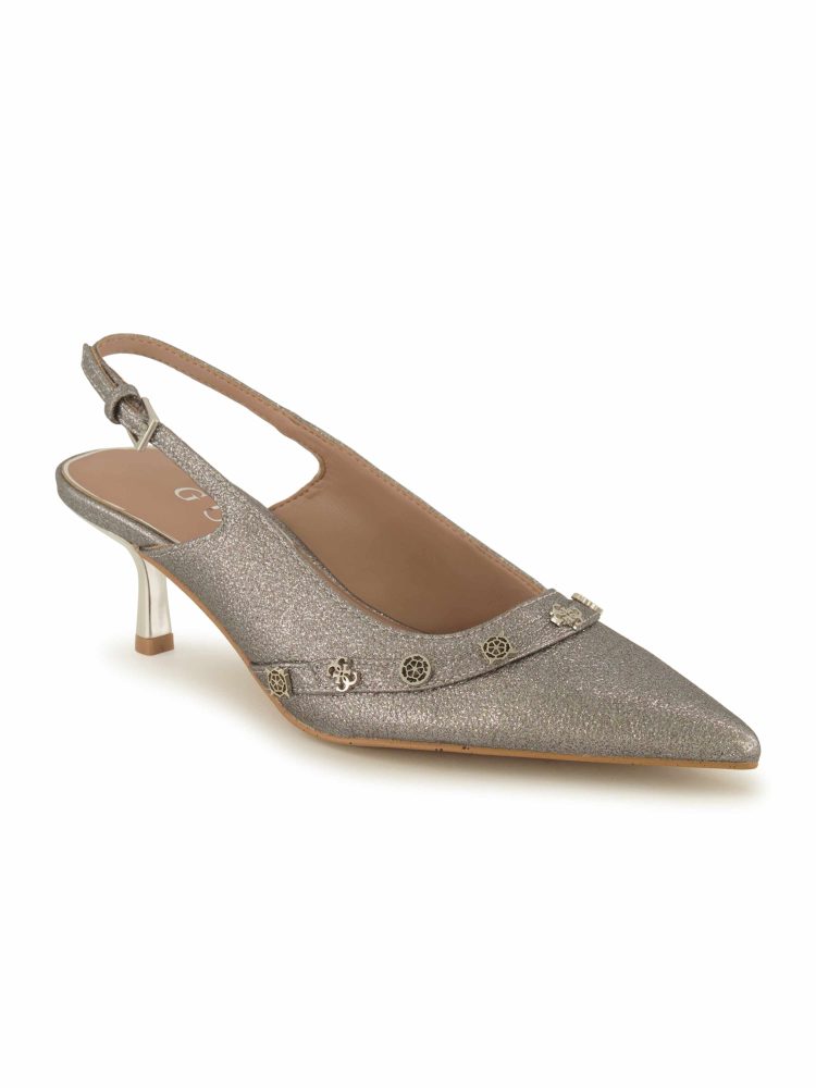 GUESS Slingpumps, Damen , Grau 38