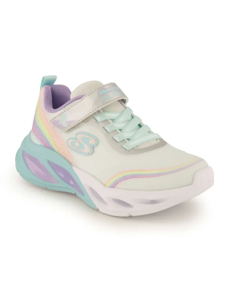 Skechers S-Lights: Cosmic Glow Kinder Sneaker Weiss, , Größe: 35