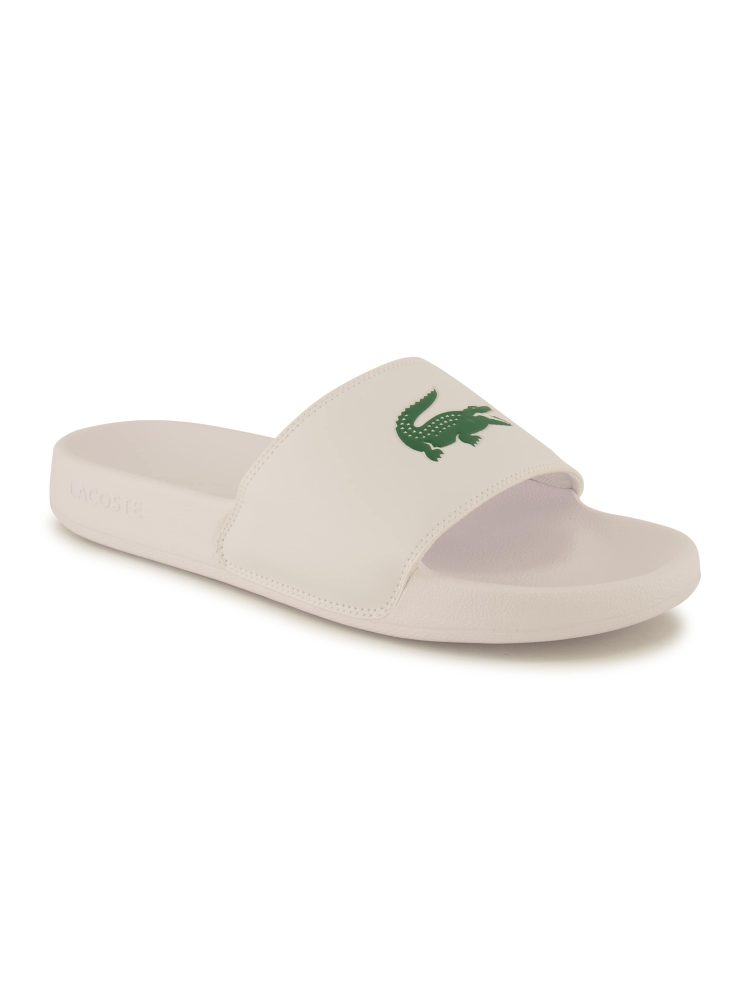 Lacoste Slide, Herren , Weiss 40.5