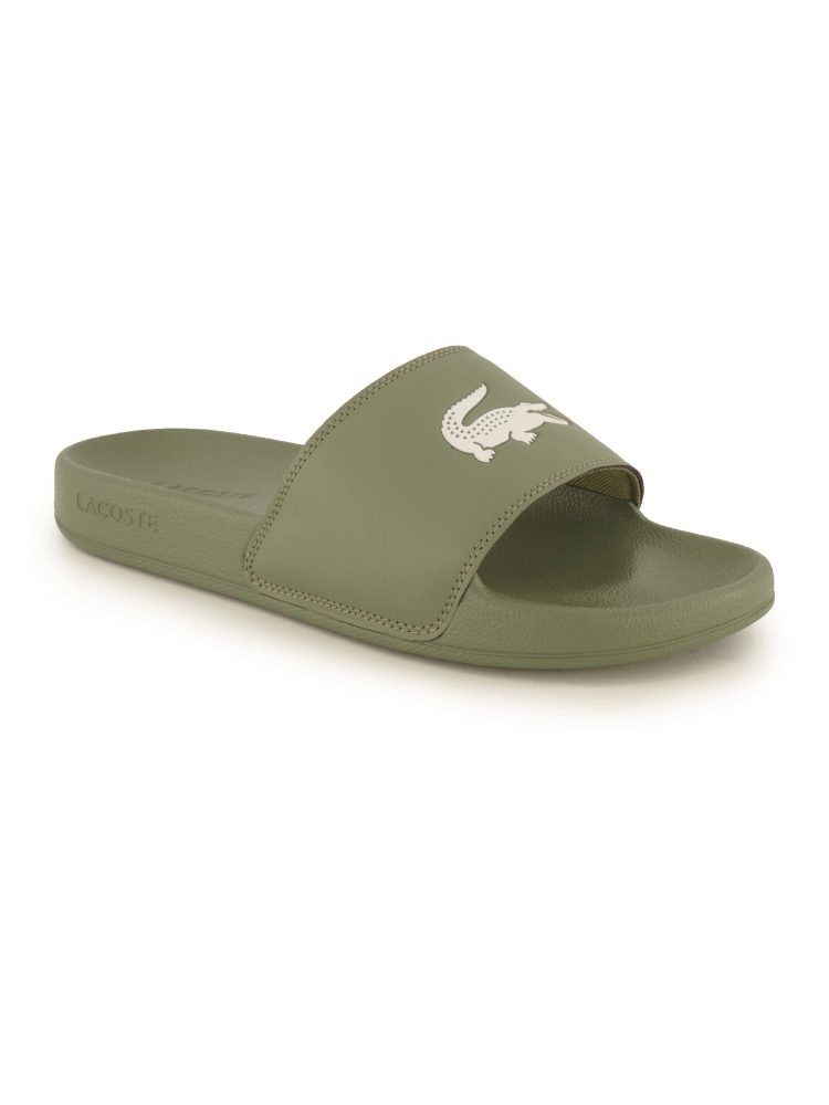 Lacoste Slide, Herren , Grün 44.5