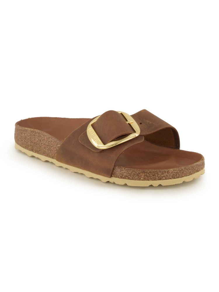 Birkenstock Pantolette, Damen , Cognac 37