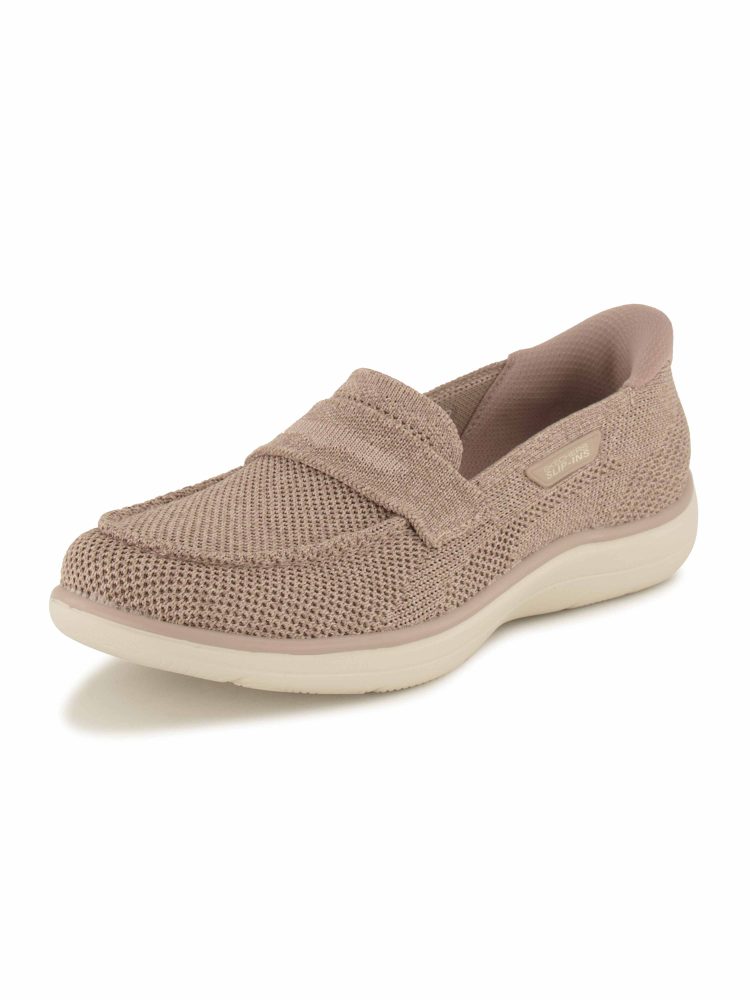 Skechers Halbschuh, Damen , Taupe 38