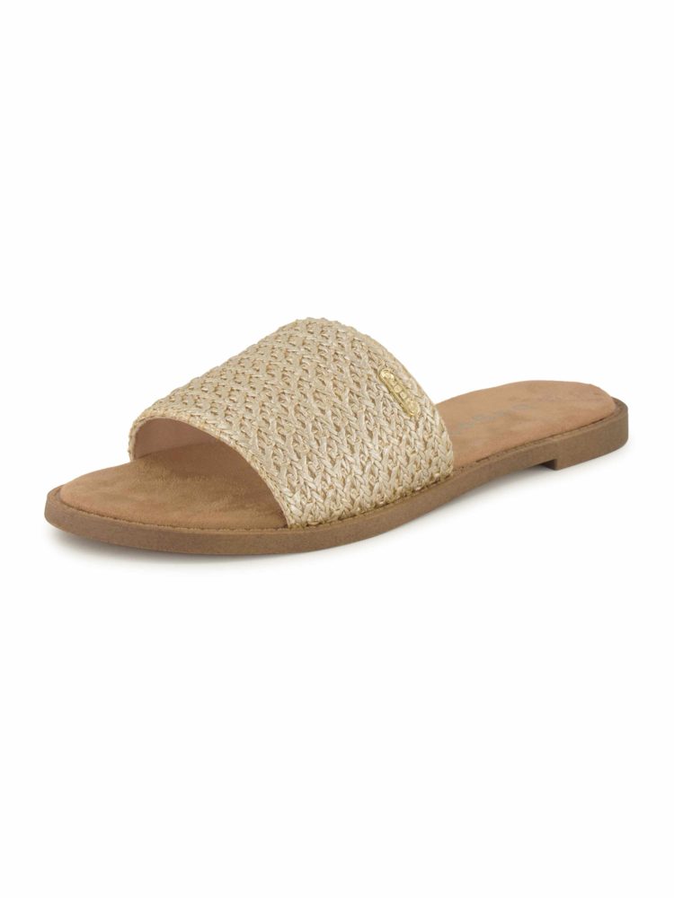 bugatti Pantolette, Damen , Gold 36