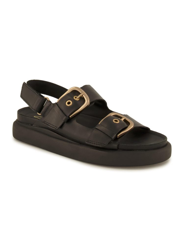 Clarks Sandalette, Damen , Schwarz 37