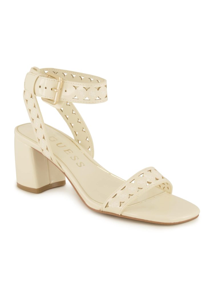 GUESS Sandalette, Damen , Creme 38