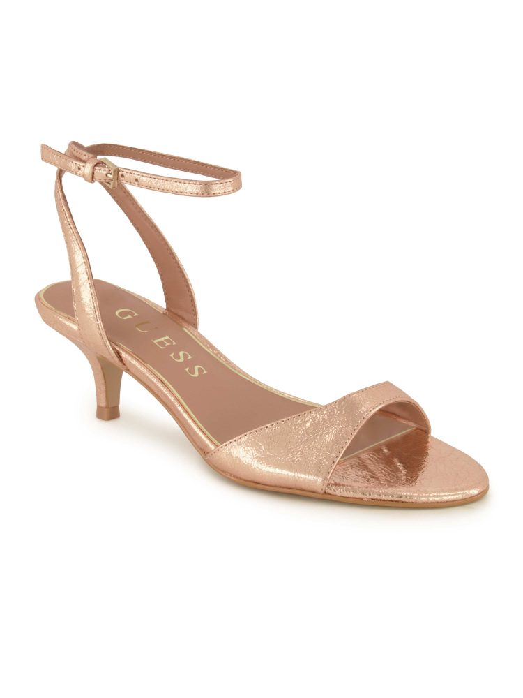 GUESS Sandalette, Damen , Rosegold 40