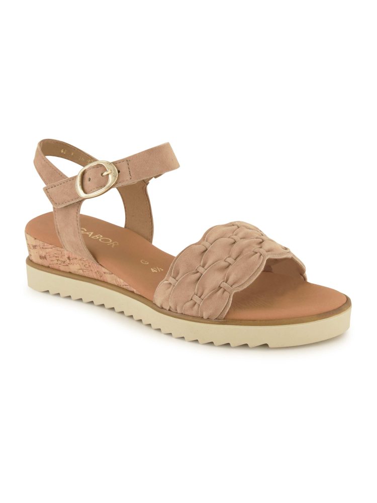 Gabor Sandalette, Damen , Beige 6.5