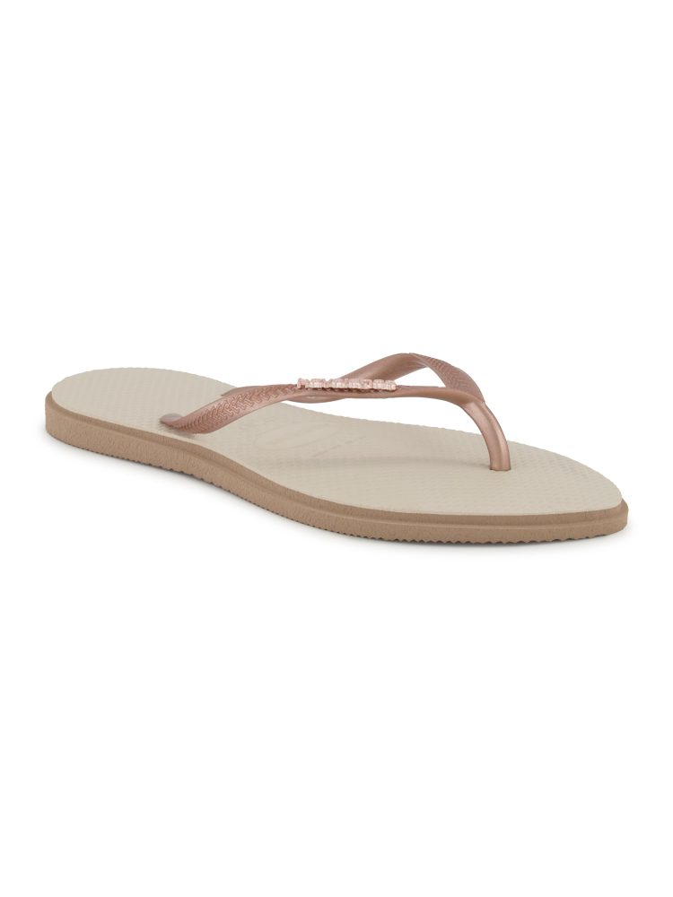 Havaianas Pantoletten-Zehentrenner, Damen , Gold 37/38